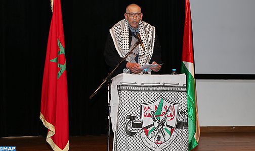 مهرجان خطابي بالرباط يخلد للذكرى الثالثة والخمسين لانطلاق الثورة الفلسطينية