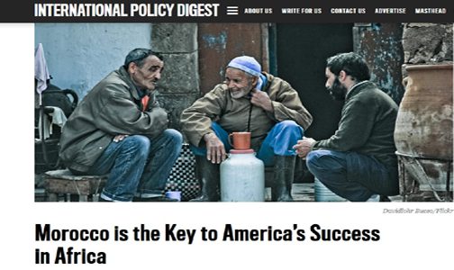 المغرب “حليف نموذجي” و “مفتاح النجاح في المستقبل” للولايات المتحدة في أفريقيا (إنترناشيونال بوليسي دايجست)