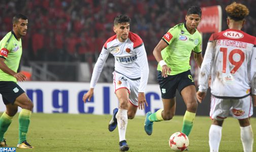 البطولة الاحترافية اتصالات المغرب (مؤجل الدورة السابعة): الوداد البيضاوي يفوز على ضيفه الدفاع الحسني الجديدي بثلاثة أهداف للاشيء