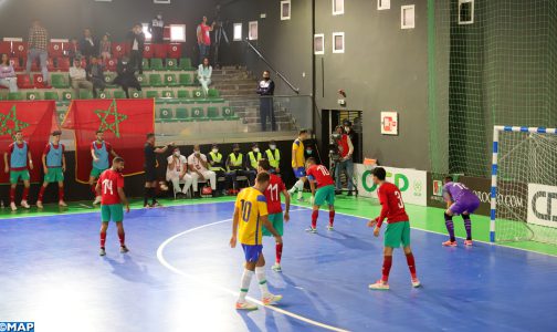 المنتخب الوطني المغربي لكرة القدم داخل القاعة يفوز على نظيره البرازيلي (3-1) بمدينة العيون