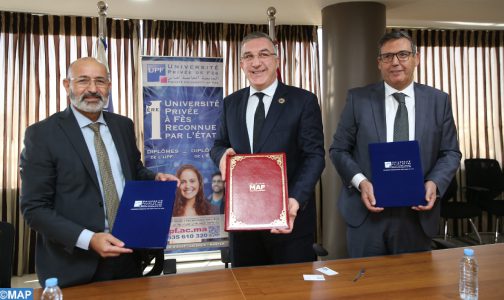 اتفاقية شراكة بين وكالة المغرب العربي للأنباء والجامعة الخاصة لفاس