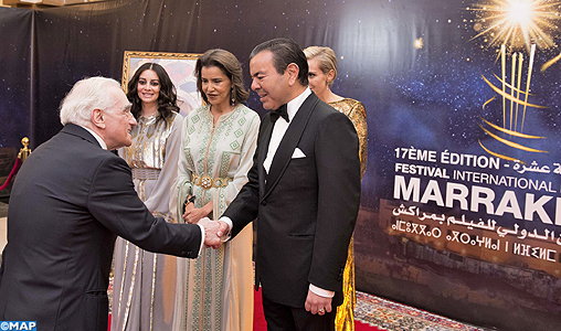 SAR le Prince Moulay Rachid préside un dîner offert par SM le Roi à l’occasion de l’ouverture officielle de la 17è édition du Festival International du Film de Marrakech