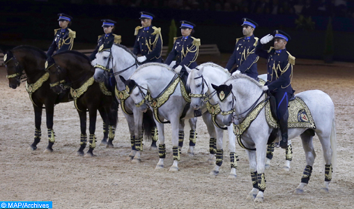 La prestigieuse cavalerie de la DGSN au salon ” Cheval passion” d’Avignon